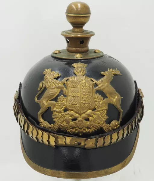 Württemberg Field Artillery Enlisted Pickelhaube Visuel 1 principal